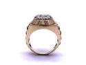 9ct Gents Diamond Cluster Ring