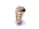 9ct Gents Diamond Cluster Ring