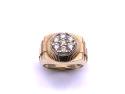 9ct Gents Diamond Cluster Ring