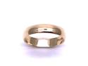 9ct Yellow Gold Plain Wedding Ring 4mm