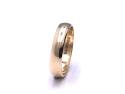 9ct Yellow Gold Plain Wedding Ring 4mm