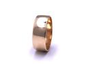 9ct Yellow Gold Plain Wedding Ring 7mm