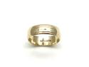 9ct Patterned Wedding Ring 7mm