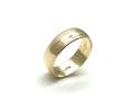 9ct Patterned Wedding Ring 7mm
