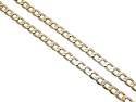 9ct Yellow Gold Curb Chain 21 Inches