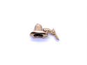 9ct Yellow Gold Hat Charm/Pendant