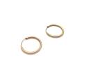 9ct Yellow Gold Patterned Hoop Earrings