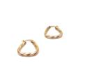 9ct Yellow Gold Twisted Hoop Earrings