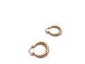 9ct Yellow Gold Twisted Hoop Earrings