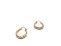 9ct Yellow Gold Twisted Hoop Earrings