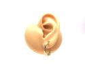 9ct Yellow Gold Hexagonal Hoop Earrings