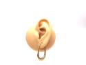 9ct Yellow Gold Oval Hoop Earrings