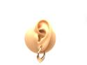 9ct Yellow Gold Patterned Hoop Earrings