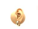 9ct Yellow Gold Chunky Hoop Earrings 15mm