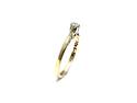 9ct Yellow Gold Diamond Solitaire Ring