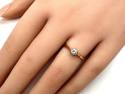 18ct Yellow Gold Diamond Solitaire Ring