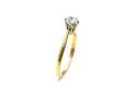18ct Yellow Gold Diamond Solitaire Ring