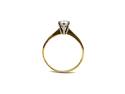 18ct Yellow Gold Diamond Solitaire Ring