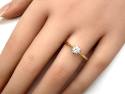 18ct Yellow Gold Diamond Solitaire Ring