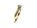 9ct Yellow Gold Diamond Solitaire Ring