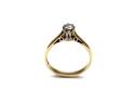 9ct Yellow Gold Diamond Solitaire Ring