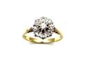 18ct Yellow Gold Diamond Cluster Ring