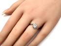 18ct Diamond Flower Ring 0.35ct