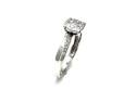 9ct White Gold Diamond Cluster Ring