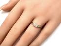 9ct Yellow Gold Diamond Wishbone Ring