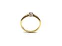 18ct Yellow Gold Diamond Solitaire Ring
