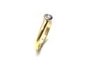 18ct Yellow Gold Diamond Solitaire Ring