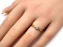 18ct Yellow Gold Diamond Solitaire Ring