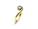 18ct Yellow Gold Diamond Solitaire Ring
