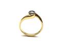 18ct Yellow Gold Diamond Solitaire Ring