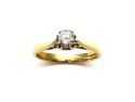 18ct Diamond Solitaire Ring 0.25ct