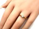 9ct Yellow Gold Diamond Solitaire Ring