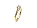9ct Yellow Gold Diamond Solitaire Ring
