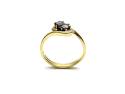 18ct Yellow Gold Diamond 2 Stone Ring