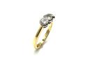 18ct Yellow Gold Diamond 3 Stone Ring