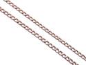 9ct Yellow Gold Flat Curb Chain 22 inch