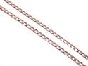 9ct Yellow Gold Flat Curb Chain 21 inch