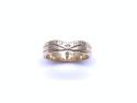 9ct Diamond Wishbone Ring