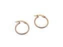 9ct Yellow Gold Plain Hoop Earrings