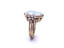 18ct Yellow Gold Opal & Diamond Ring