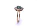 9ct Yellow Gold Emerald & Diamond Ring