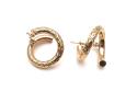9ct Yellow Gold Swirl Stud Earrings