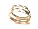 9ct Yellow Gold Hoop Stud Earrings