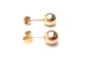 9ct Yellow Gold Ball Stud Earrings 5mm