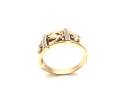 9ct Yellow Gold Diamond Lion Ring