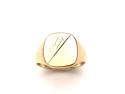 9ct Yellow Gold Signet Ring